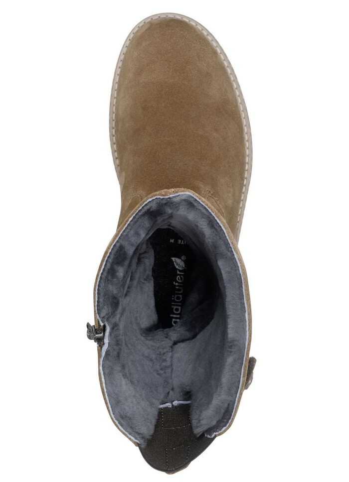 Waldl&auml;ufer, gevoerde dameslaarzen, winterschoenen, breedte H, met lamsvacht 