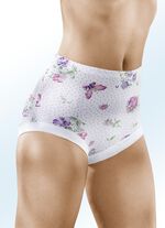 Set van vijf slips met vervangbaar elastiek in de band 