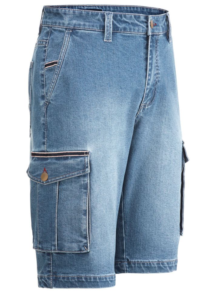 Denim bermuda's JEANSBLAUW
