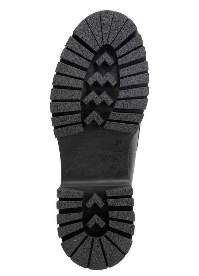 ELENA EDEN loafers met metalen sieraden ZWART