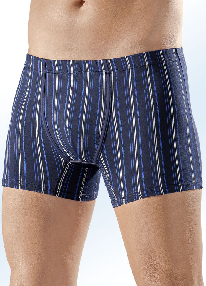 Set van vier boxershorts met streepjesmotief 