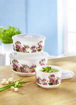 Porseleinen kommenset, 3-delig 