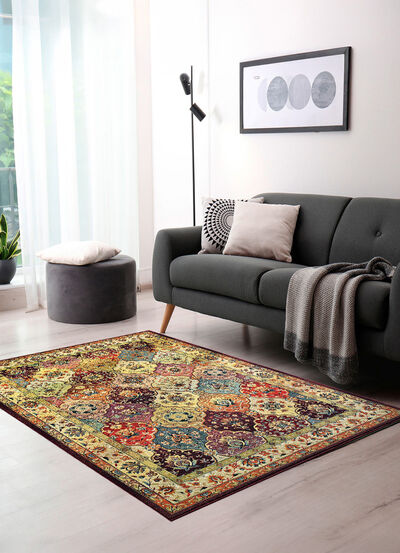 Prachtige geweven bruggen, galerijen, tapijten en bedrokken 