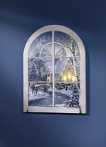 LED-foto op houten frame 