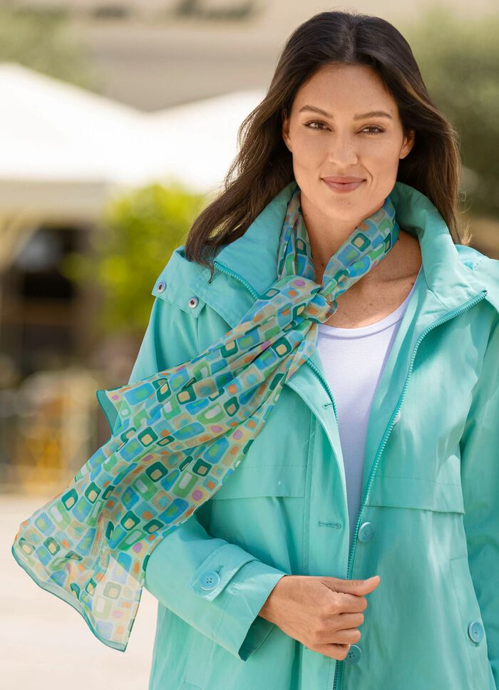 Sjaal met geometrisch ontwerp 