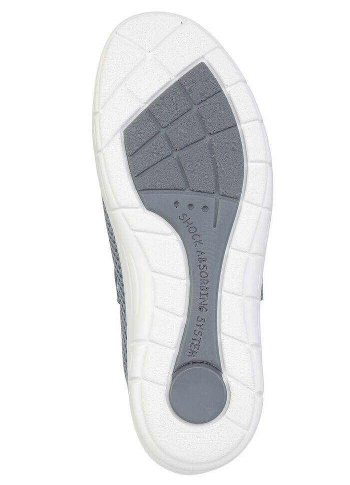 ELENA EDEN, comfortabele damesschoenen met gesp, breedte H, met uitneembaar voetbed BLAU