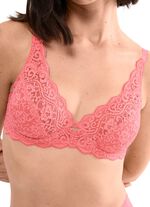 Triumph Amourette beugelbeha van delicate elastische kant FLAMINGO