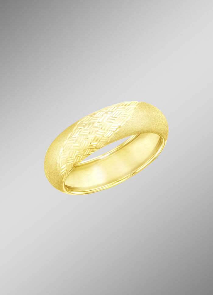 Damesring, machinaal gegraveerd 