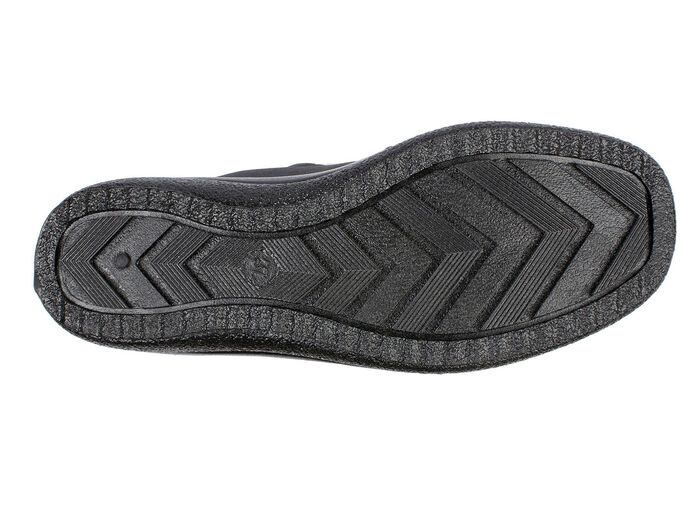 Winterlaarzen met kraag van imitatiebont ZWART