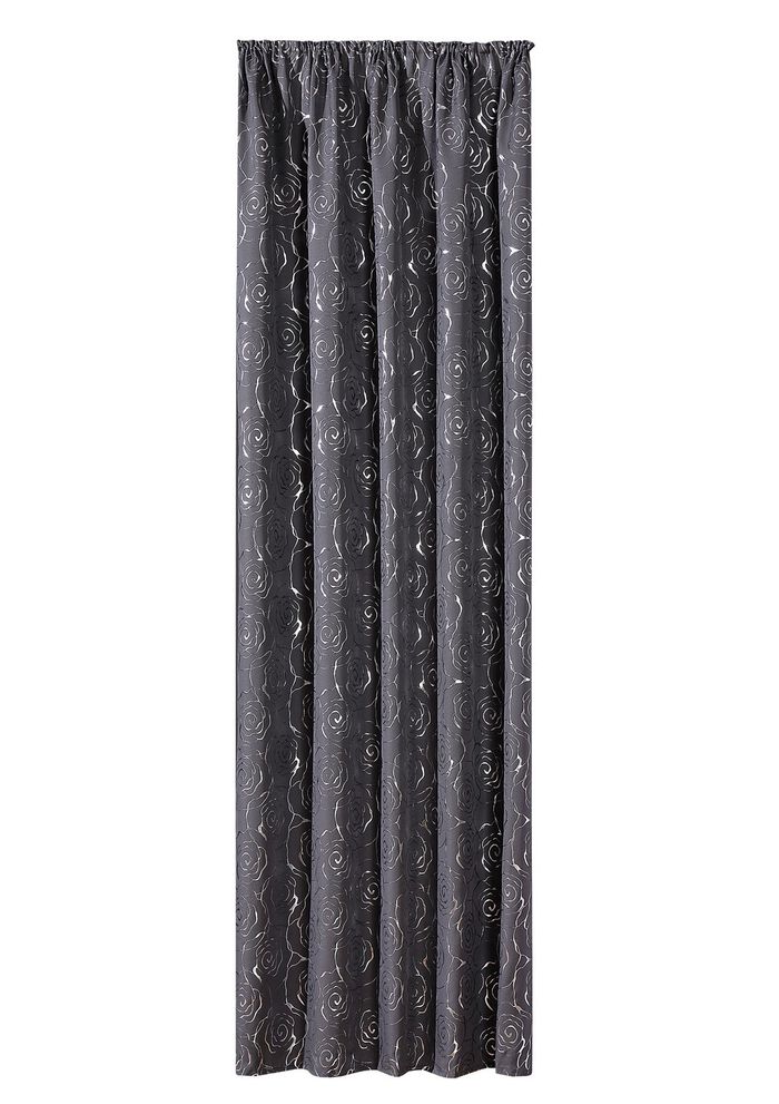 Gordijn met een mooi rozendessin 