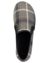 Klassieke herenpantoffels, met elastische band BEIGE