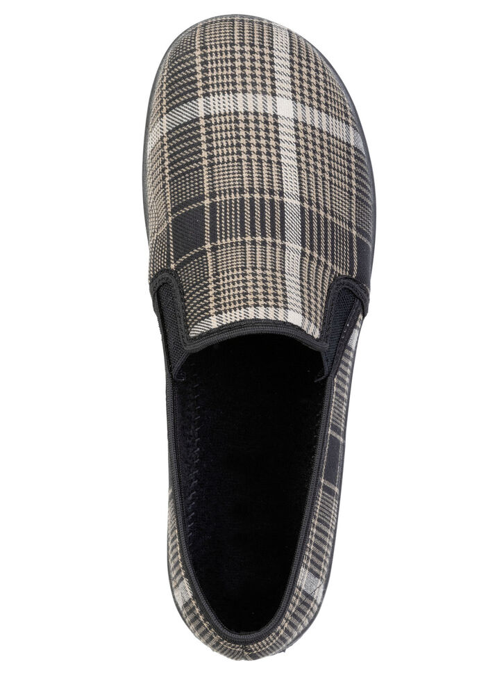 Klassieke herenpantoffels, met elastische band BEIGE