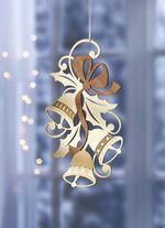 Raamdecoratie van hout 