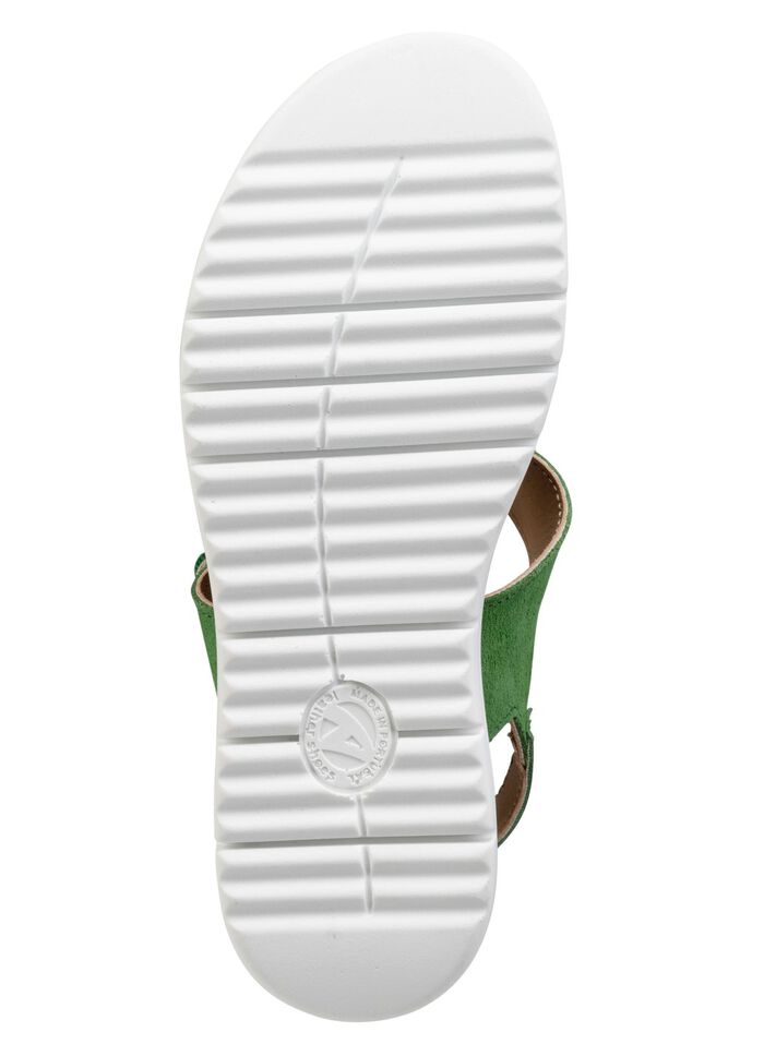 ELENA EDEN, comfortabele damessandalen, breedte H, met uitneembaar voetbed GR&Uuml;N