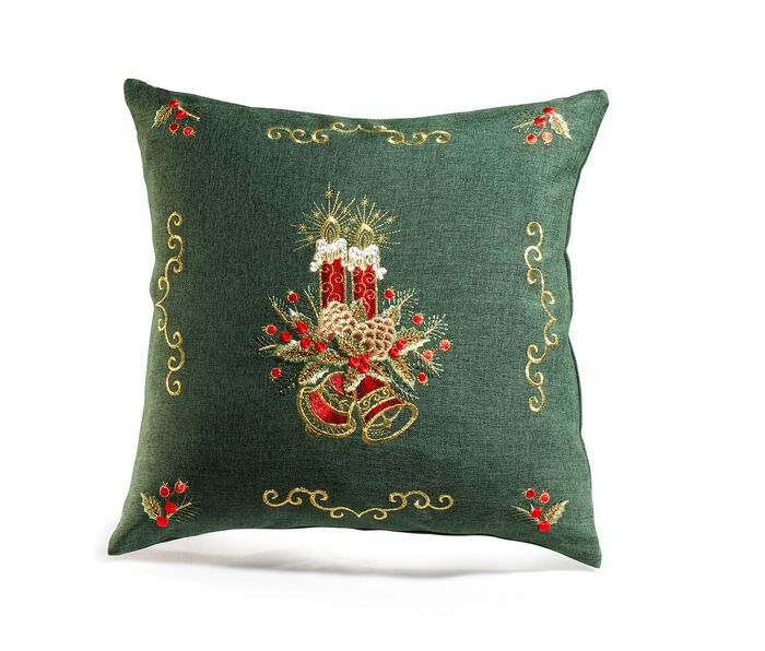 Kerstachtige tafel- en kamerdecoratie 