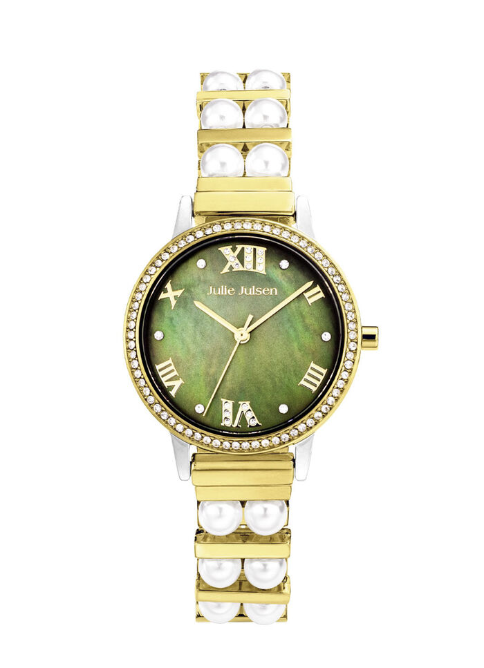 Julie Julsen quartz dameshorloge met parelmoer 