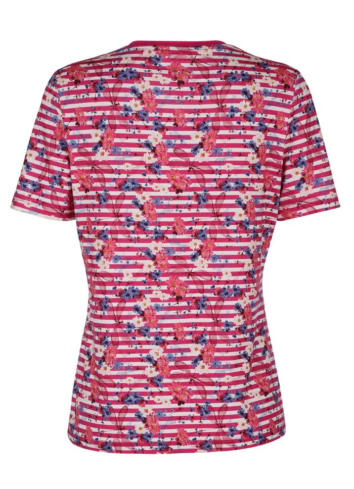 Shirt in een modieuze printmix 