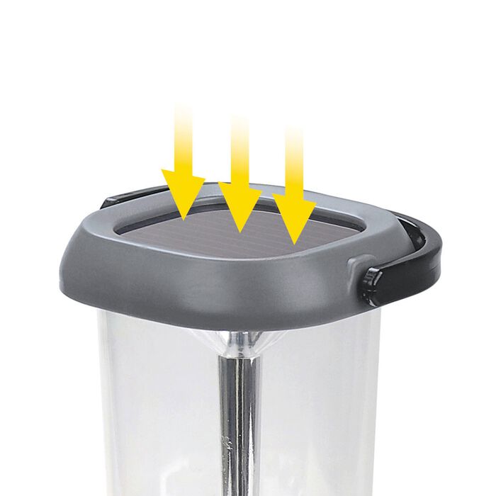 Solarlamp met ge&iuml;ntegreerde FM-radio 