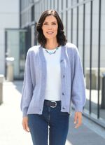 Vest met een zachte, donzige touch 