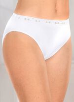 Set van vier slips met elastische kanten tailleband 