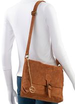 Laurina tas met magneetsluiting en decoratieve strik 