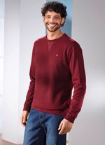 Sweatshirt in 3 kleuren BORDEAUX