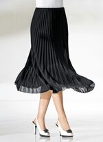 Rok met pliss&eacute;vouwen 