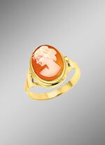 Damesring goud 585/- 