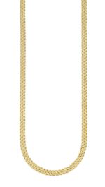 Hoogwaardige 3-rijige koordketting met veerring 