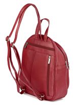 Laurina, rugzak, dames, met twee verstelbare schouderbanden ROBIJNROOD
