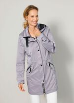 Parka met decoratief lint 