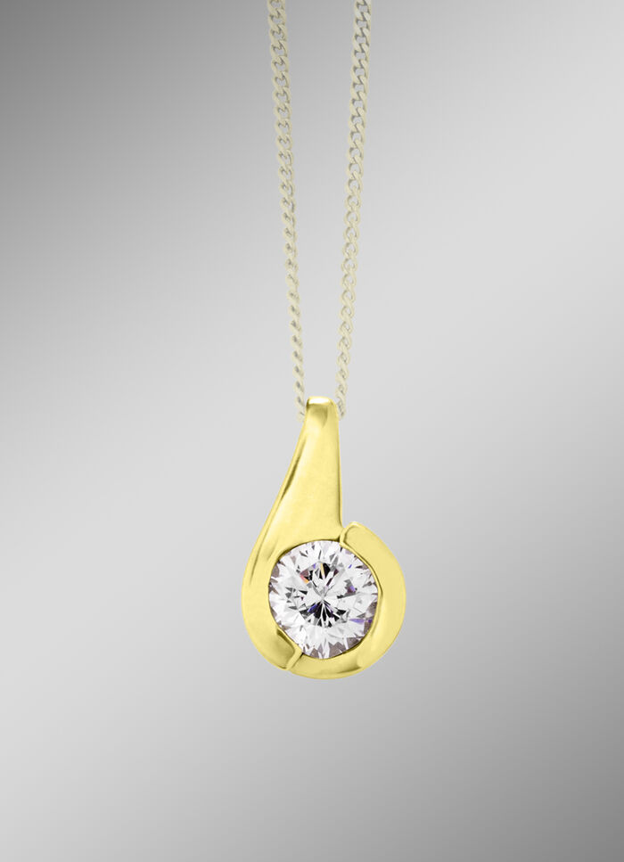 Kettinghanger met briljant 