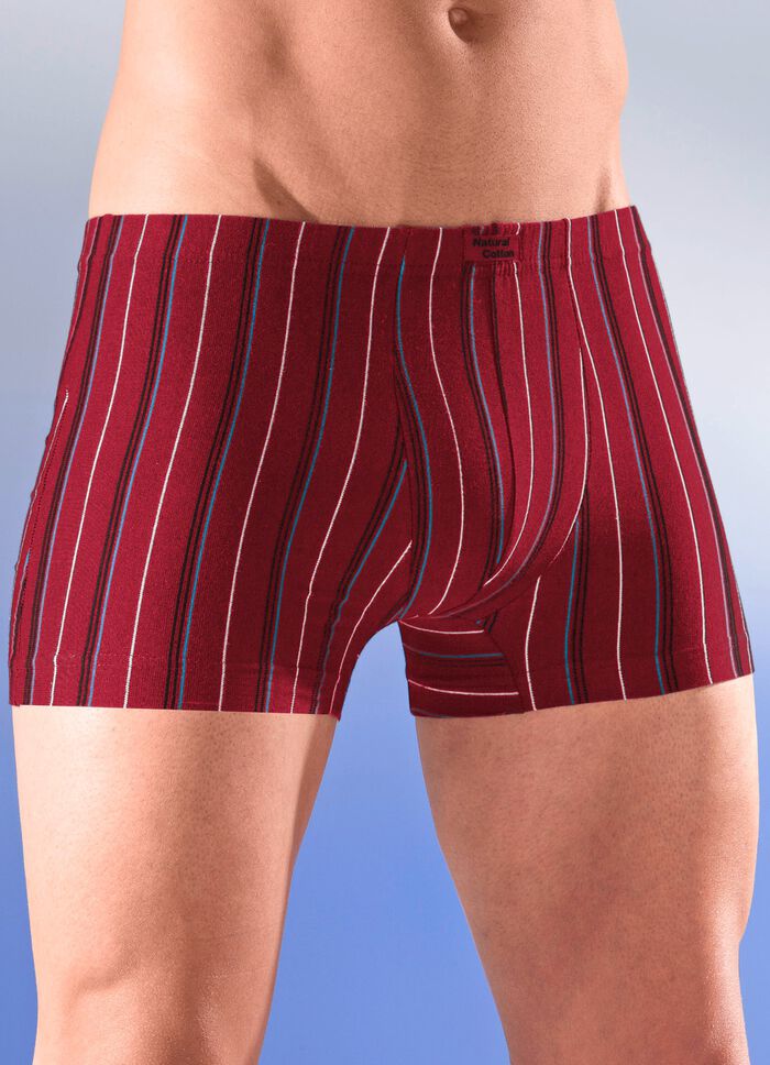 Sixpack broeken met een gestreept dessin 