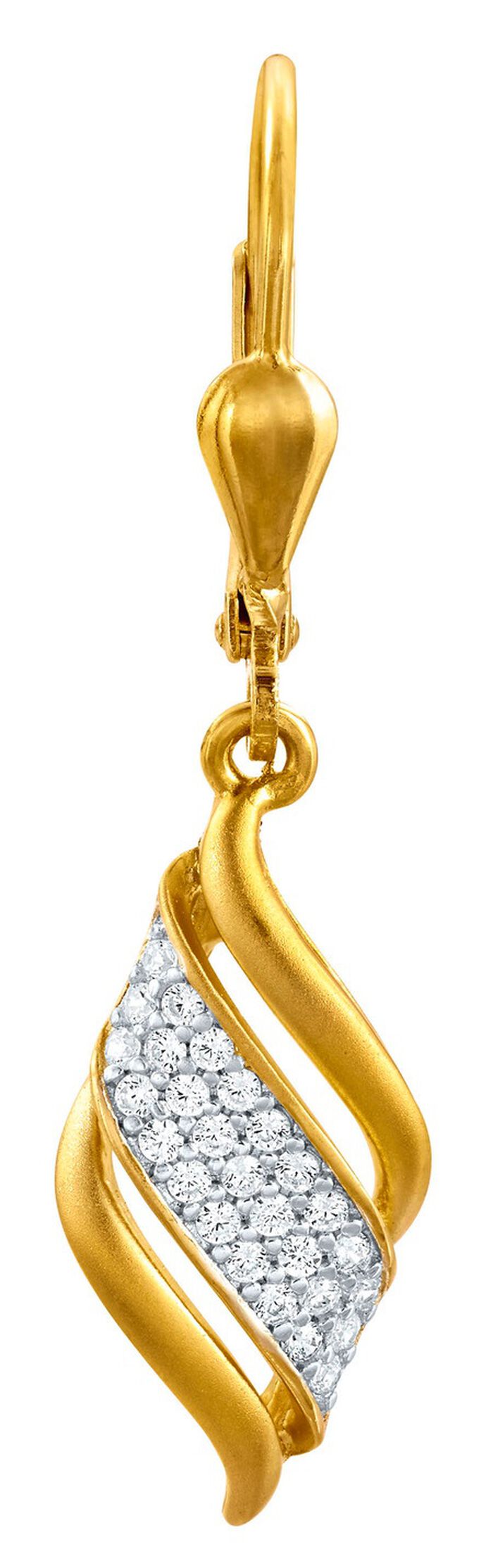 Oorbellen met synthetische zirkonia 