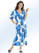 Kaftan met briljant gekleurde inkjetprint 
