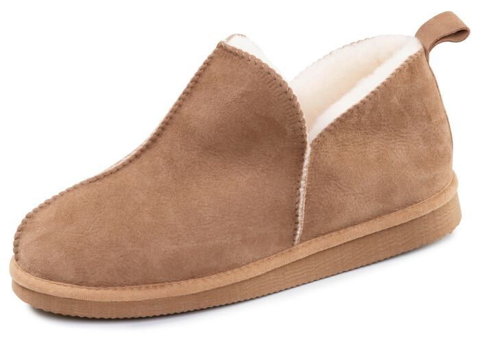 ELENA EDEN, warme damespantoffels, breedte G, met lamsvacht 