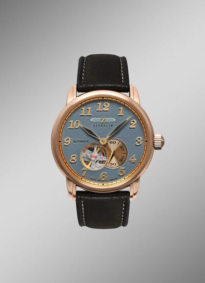 Automatisch herenhorloge met open uurwerk van Zeppelin 
