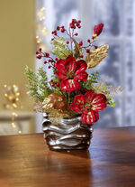 Magnoliabloemstuk in pot 