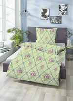 Beddengoedset in knuffelzachte kwaliteit GROEN