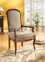 Fauteuil met los zitkussen NOTENBOOM-BEIGE