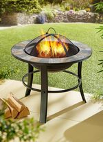 Stonegate vuurplaats met stijlvolle leisteenmoza&iuml;ekafwerking 