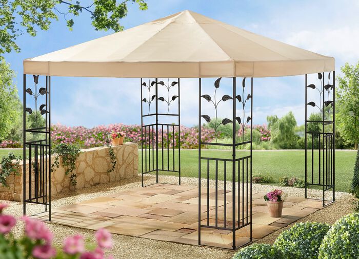 Paviljoen Lukas met gepoedercoat stalen frame 