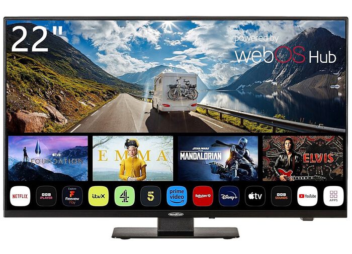 Reflectie frameloze FHD LED-tv 