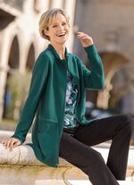 Cardigan met strikband voor breedteverstelling 