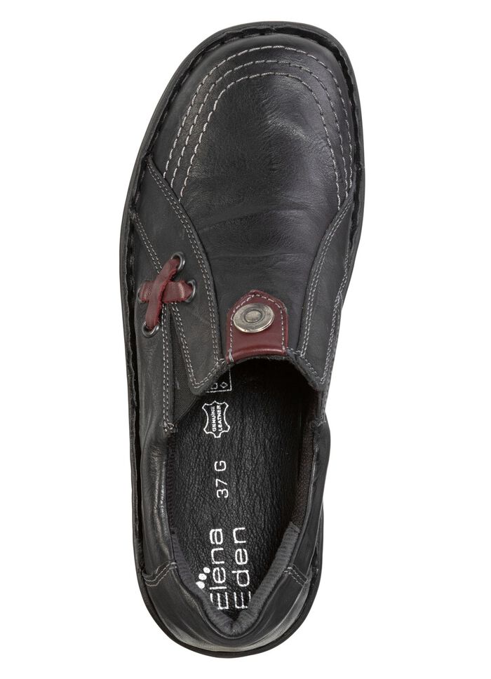 ELENA EDEN pantoffels gemaakt van nappaleer 