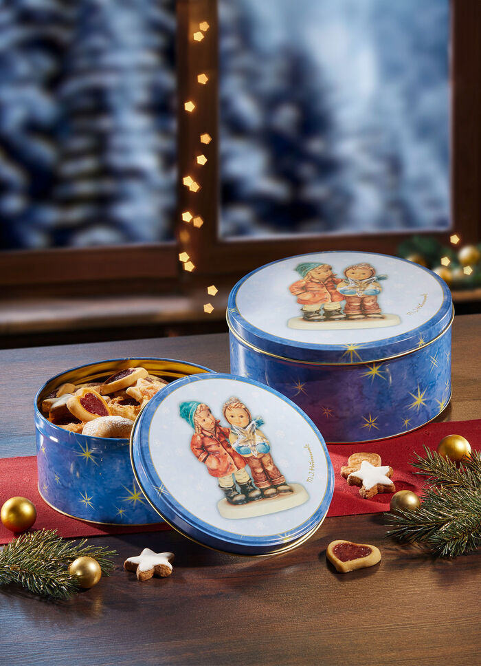 Blikken gebaksvormen, set van 2 