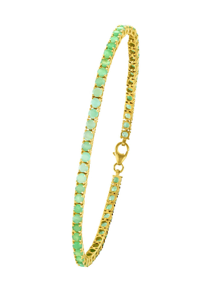 Armband met smaragden 