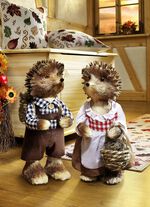 Egels in verschillende uitvoeringen BRUIN