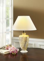 Tafellamp met de hand gemaakt en geschilderd 