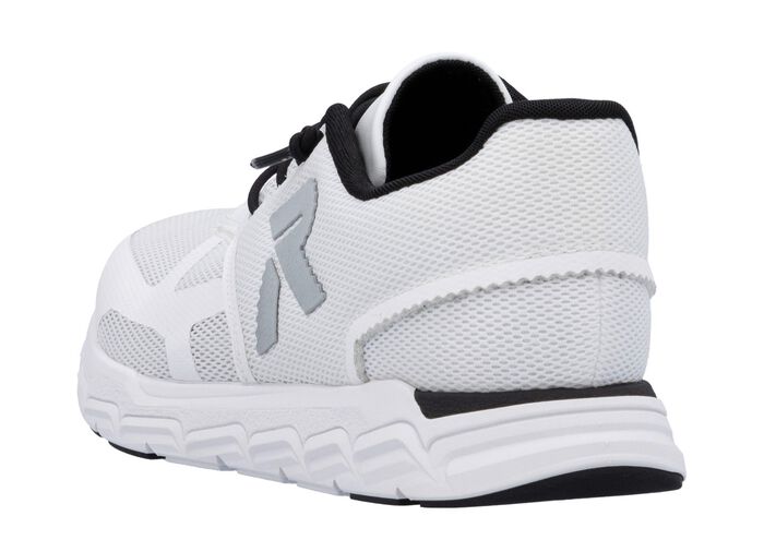 Rieker sneaker gemaakt van gedeeltelijk gecoat mesh-materiaal 